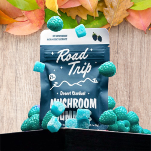 Buy Desert Stardust Mushroom Blue Raspberry Gummies | Road Trip Mushroom Gummies Blue Raspberry