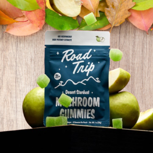 Road Trip Mushroom Gummies Desert Stardust Green Apple | Stardust gummies